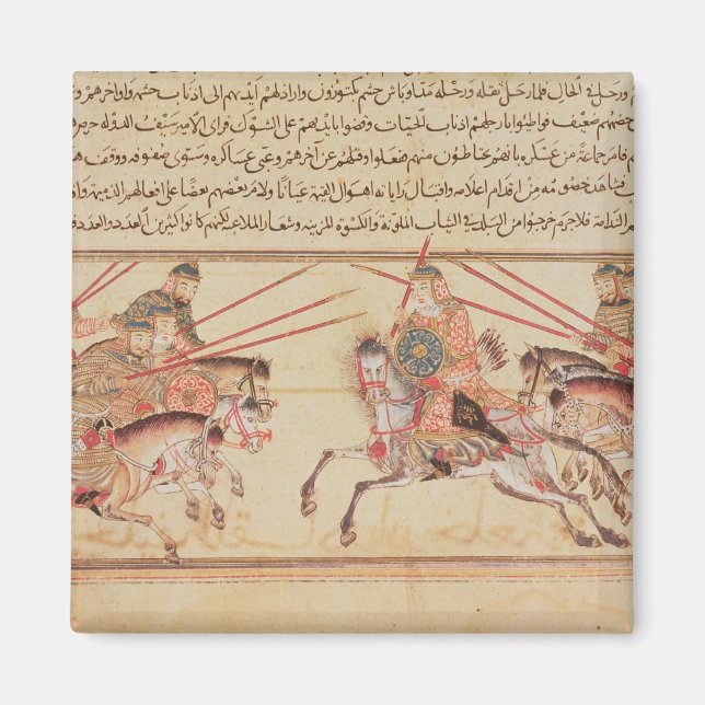 Imã Batalha entre as tribos Mongol, 13 século (Frente)
