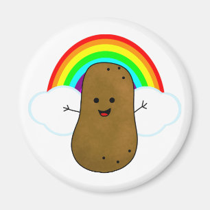 Imã Batata Feliz E Um Arco-Íris