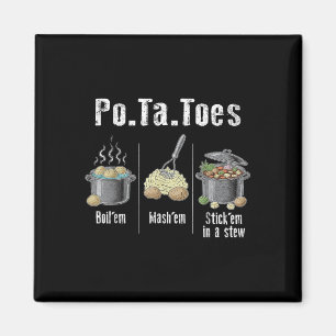 Imã Batatas Batatas Batatas Engraçadas Batata Névoa Em
