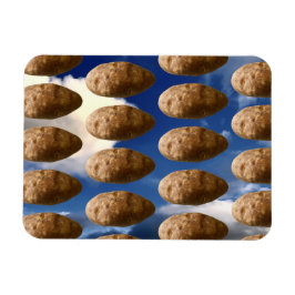 Ímã Batatas Espaciais Voadoras Engraçadas Foto de Bata