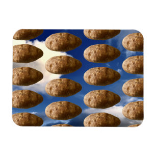Ímã Batatas Espaciais Voadoras Engraçadas Foto de Bata