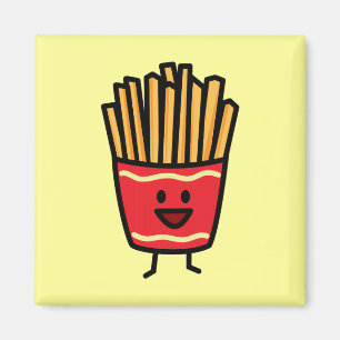 Imã Batatas fritas felizes