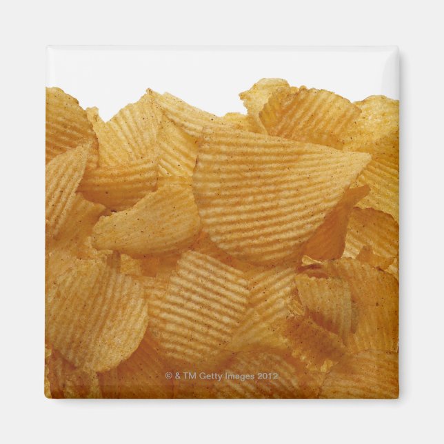 Imã Batatas fritas sobre fundo branco, imagem DFF (Frente)