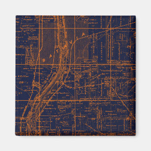 IMÃ BATAVIA ILLINOIS 1871 MAP FOX RIVER VALLEY