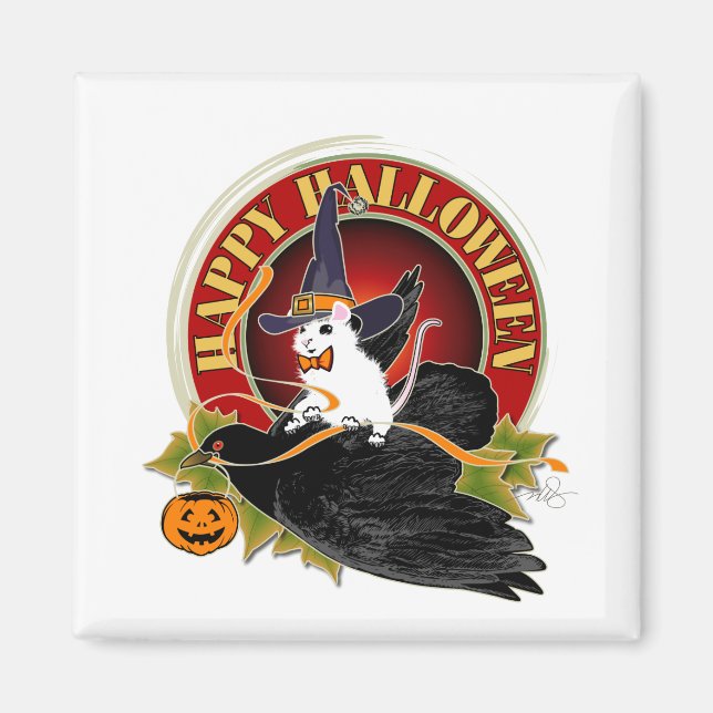 Imã Bater No Rato Branco Noturno (Frente)