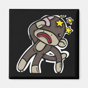Imã Bater no SOCK MONKEY