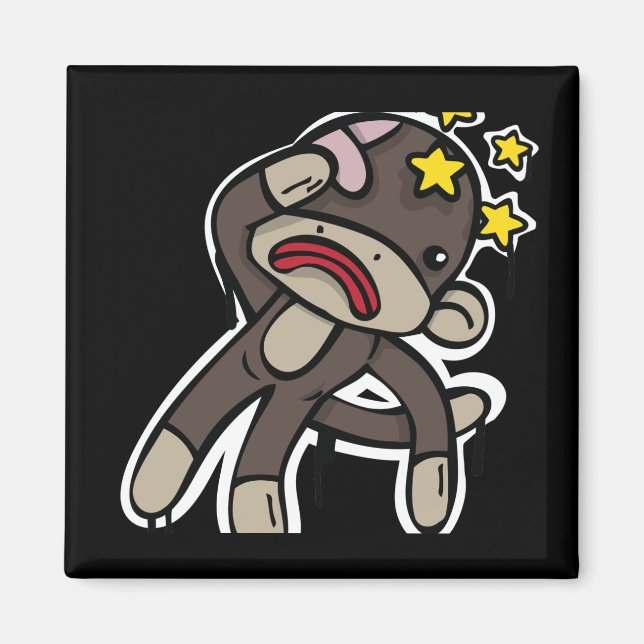 Imã Bater no SOCK MONKEY (Frente)