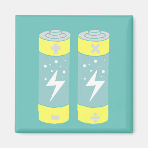 Imã BateriasIsso é personalizável. Você pode adicio