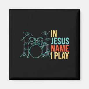 Imã Baterista Cristão Em Nome De Jesus Eu Toquo - Ador
