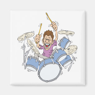 Imã baterista furioso
