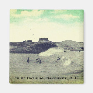 Imã Bathing surf, Sakonnet, RI (Ponto de Warren, LC)