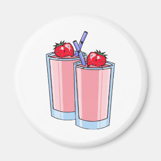 Imã batido de morango