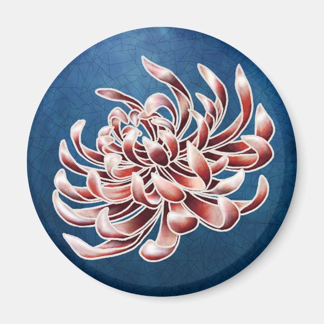 Imã Batik Chrysanthemum (Frente)