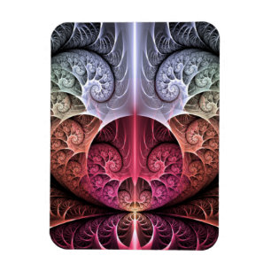 Ímã Batimento cardíaco, arte fractal surrealista abstr