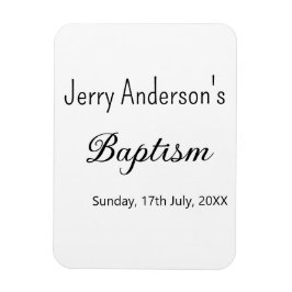 Ímã Batismo católico crianças modernas e simples QR mí