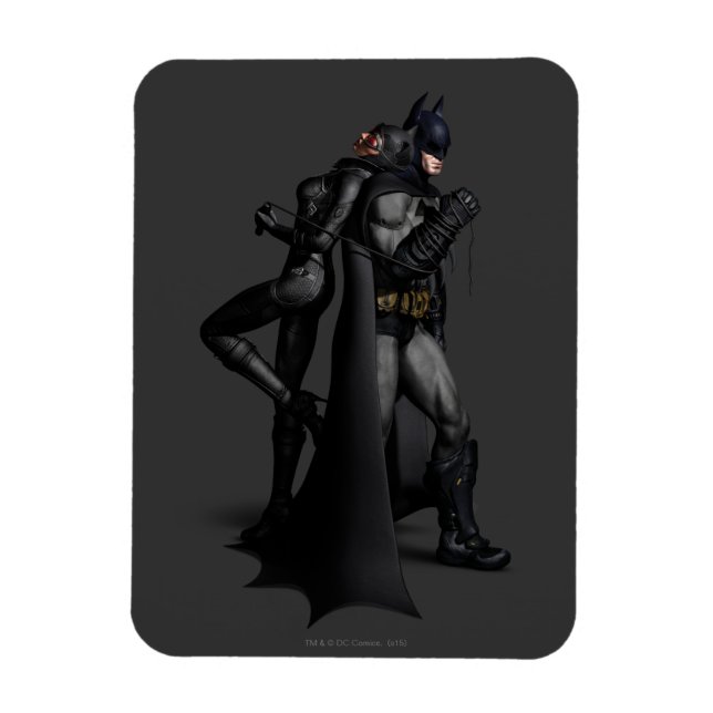 Ímã Batman Arkham | Batman e Catman (Vertical)
