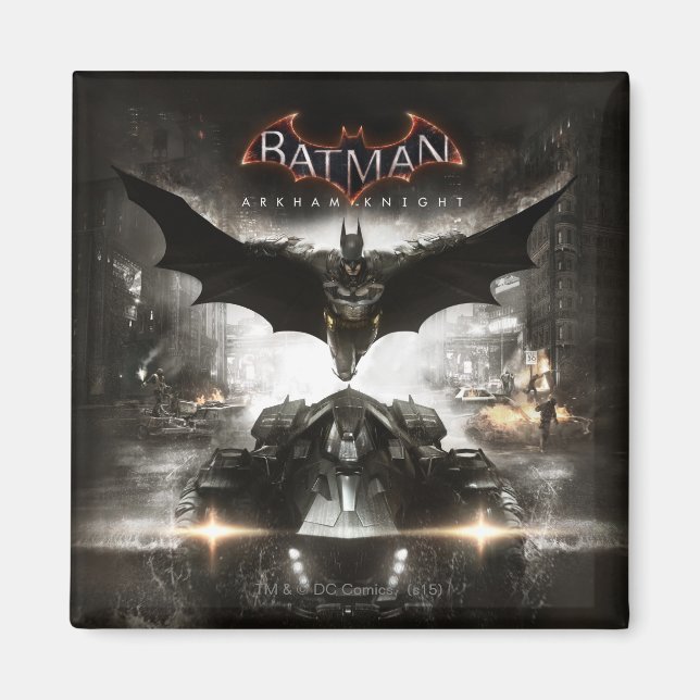 Imã Batman Arkham Knight Key Art (Frente)