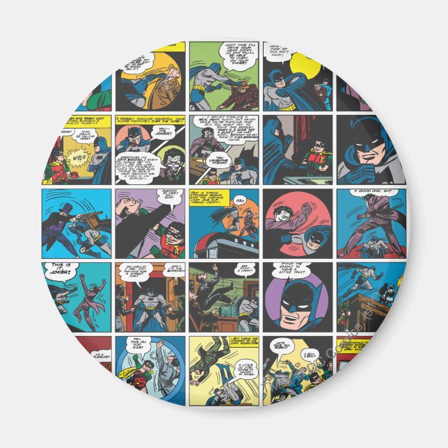 Imã Batman Comic Panel 5x5 (Frente)