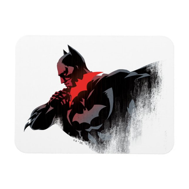 Ímã Batman Crimson Batarang (Horizontal)