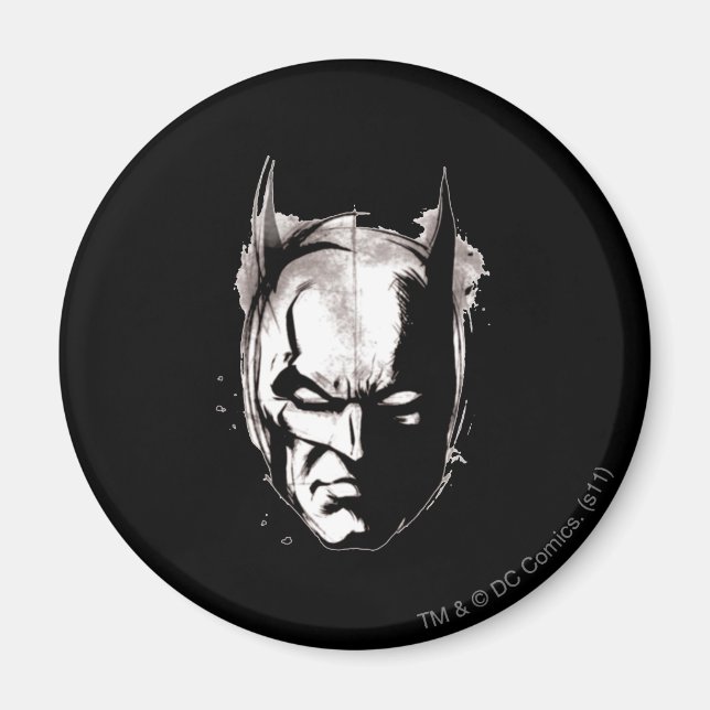 Imã Batman Drawn Face (Frente)