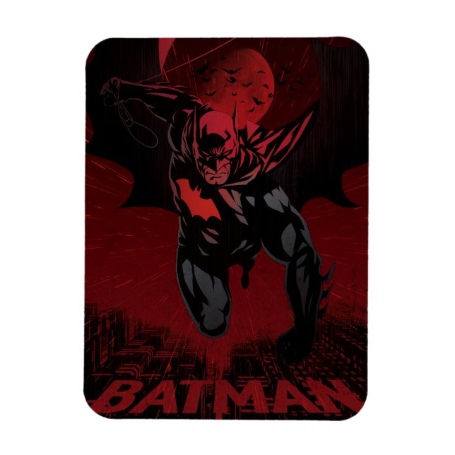 Ímã Batman Salto Carmesim (Vertical)