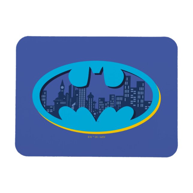 Ímã Batman | Símbolo da Cidade de Gotham (Horizontal)