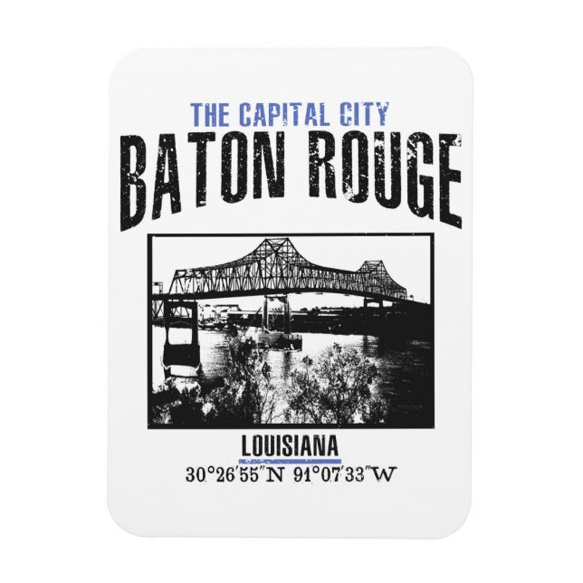 Ímã Baton Rouge (Vertical)