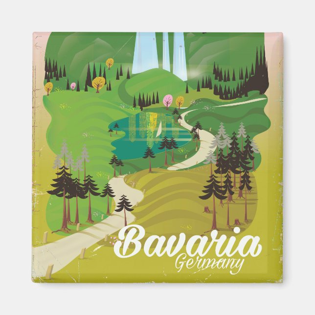 Imã Baviera Alemanha — viagem impressão (Frente)