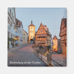 Imã Baviera, der Tauber do ob de Rothenburg