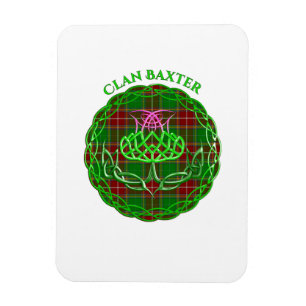Ímã Baxter Scottish Tartan Celtic Thiste