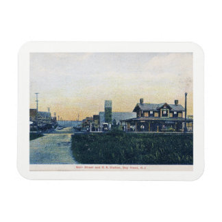 Ímã Bay Head, Nova Jersey, Rua Principal, Vintage