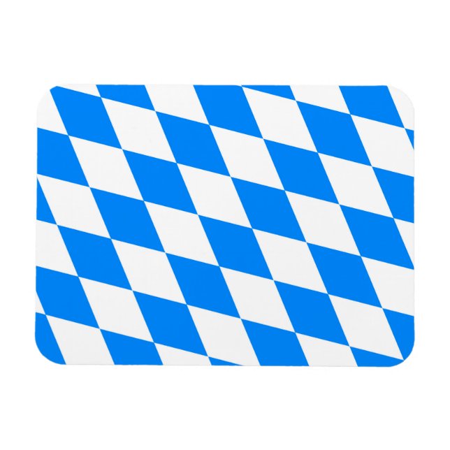 Ímã Bayern Rauten Fahne (Horizontal)