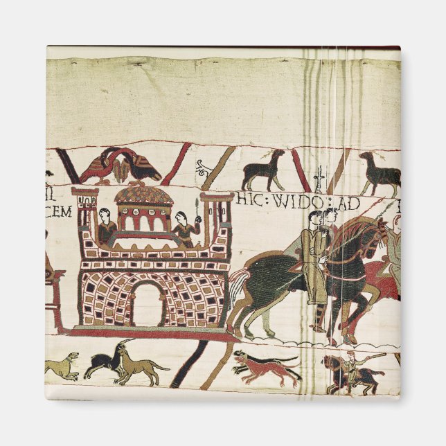 Imã Bayeux Tapeçaria Earl Harold a Duque da Normandia (Frente)