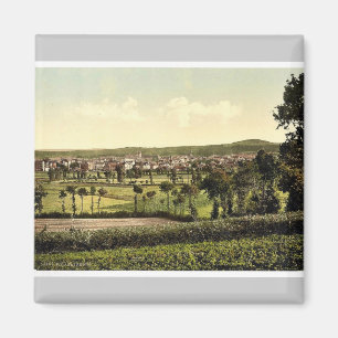 Imã Bayreuth, vista geral, Baviera, vintage de