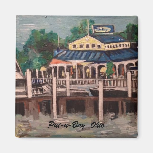 Imã Bayview Avenue, Put-n-Bay, ímã de Ohio (Frente)