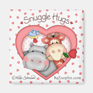 Imã BaZooples "Snuggle abraça" o ímã do amor