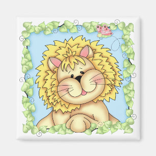 Imã BaZoPeople Lester the Lion Magnet