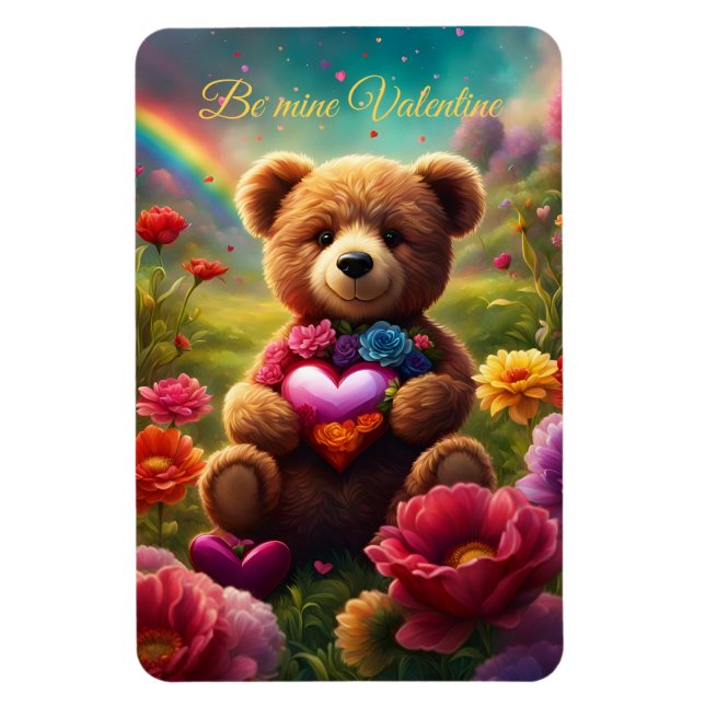 Ímã Be mine Valentine Teddy 1 (Vertical)