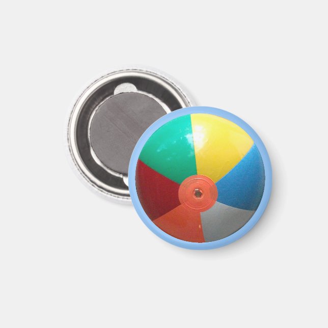 Imã Beach Ball Magnet (Front/Back)