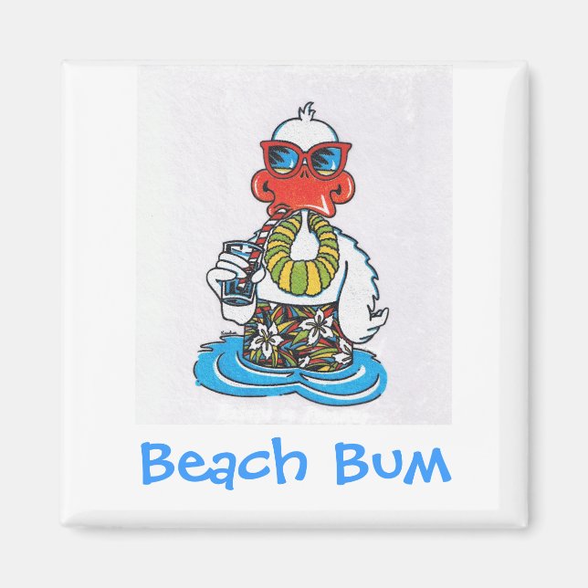 Imã Beach Bum Duck (Frente)