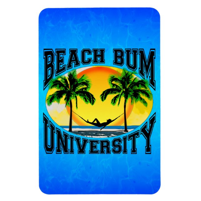 Ímã Beach Bum University (Vertical)