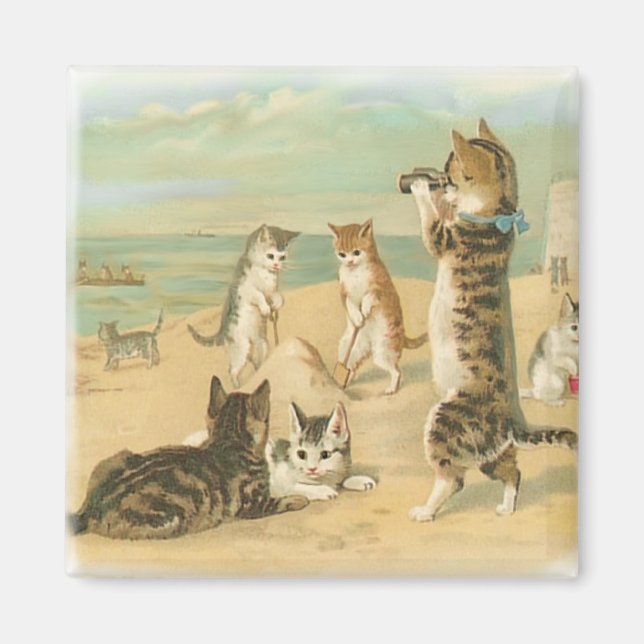 Imã Beach Kittens (Frente)