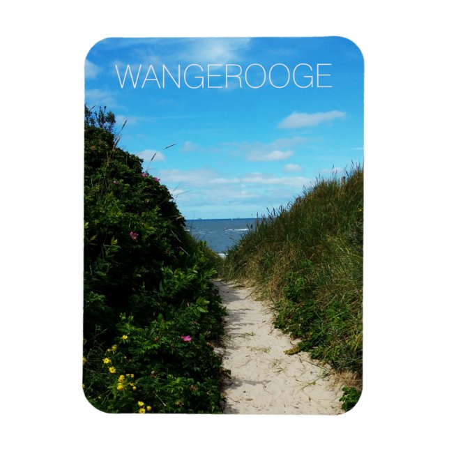Ímã Beach Path, Sand Dunes, Wangerooge, East Frisia (Vertical)