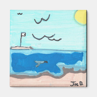 Imã Beach Scene Magnet