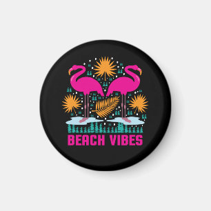 Imã Beach Vibes Pink Flamingos-19501