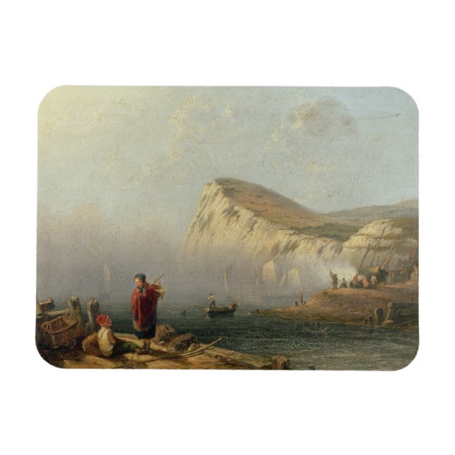 Ímã Beachy Head, 1850 (óleo na canvas) (Horizontal)