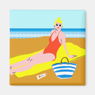 Imã Beachy Keen - Amarelo