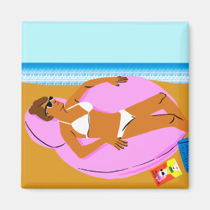 Imã Beachy Keen - Rosa