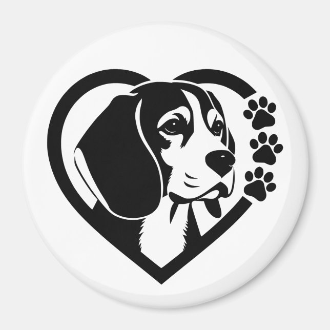 Imã Beagle (Frente)