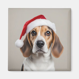 Imã Beagle Christmas